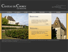 Tablet Screenshot of chateau-de-chorey-les-beaune.fr